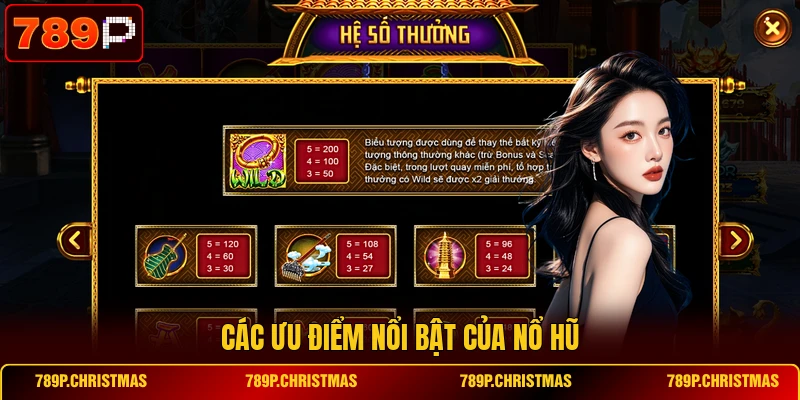 Các ưu điểm nổi bật của nổ hũ